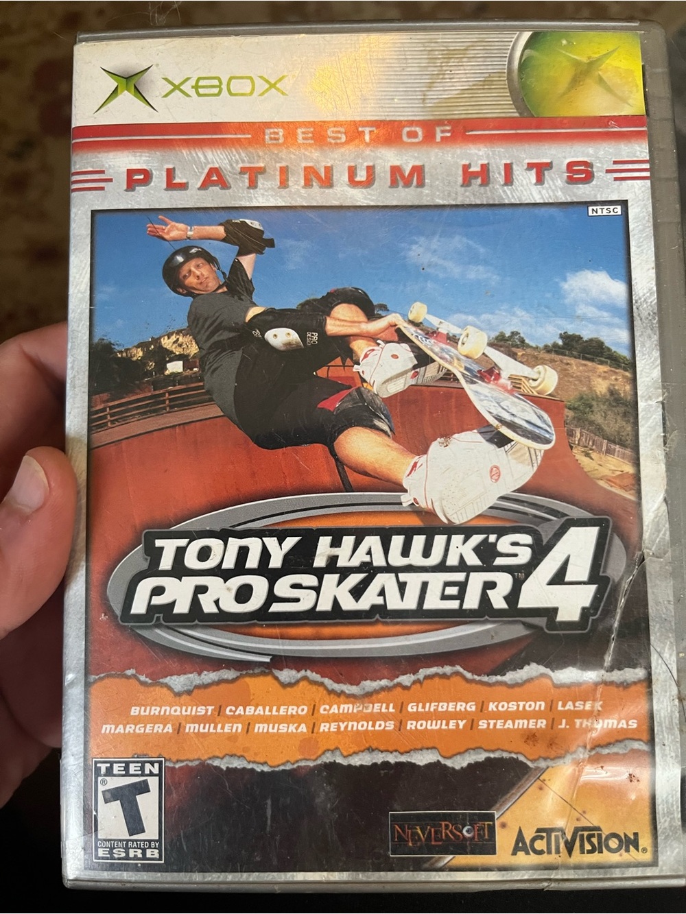 Tony Hawk's Pro Skater 4 (Platinum Hits) (2002) Microsoft Xbox Skateboarding Gam